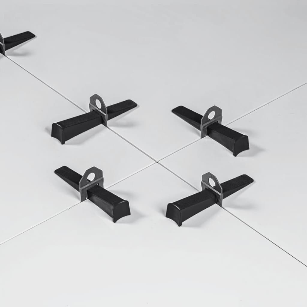 Nivelador Para Piso Slim 2mm com 100 cunhas Mais 1000 mil Niveladores