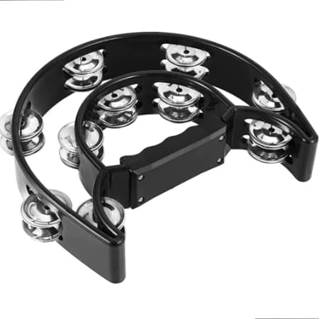 Pandeiro Meia Lua Pandeirola Dupla Premium Profissional