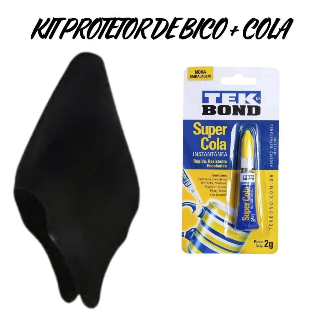 Kit Especial: Protetor De Bico Para Prancha De Surf (Biqueira) Expans com Cola Tekbond para fixação