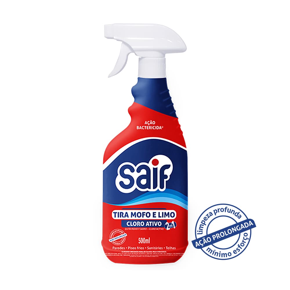 Tira Mofo e Limo Gatilho 500ml Saif Paredes Gesso e Rejuntes