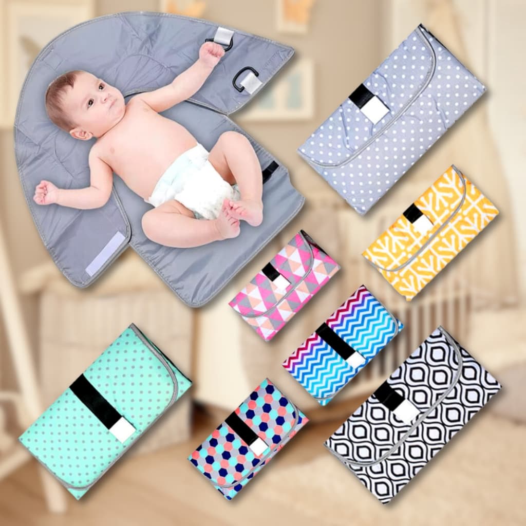Trocador Infantil Fraldas Portátil Para Crianças Bebês Confortável Impermeável e Dobrável.