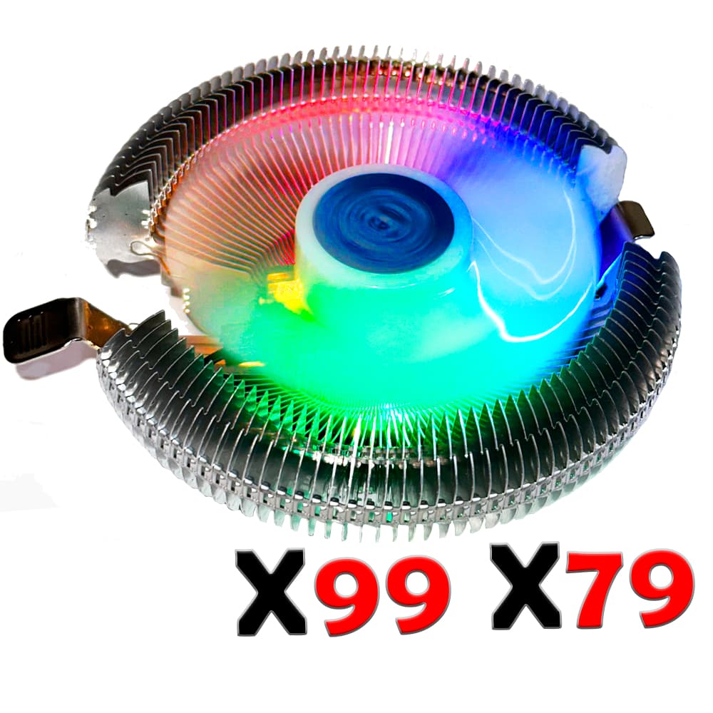 Cooler Cpu X99 X79 Intel Xeon LGA 2011 LED Rgb + Suporte + Parafusos