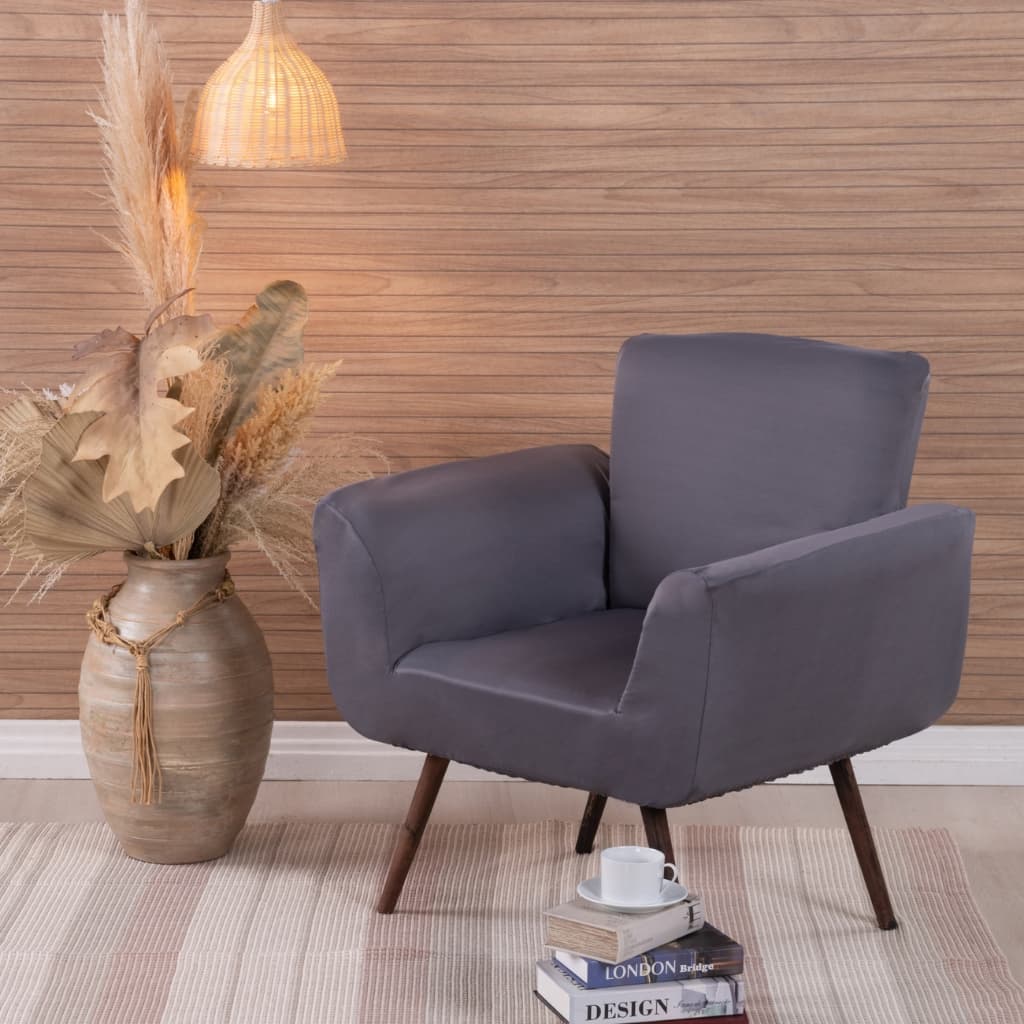 Capa Poltrona Opala Sala Recepção Escritório Em Malha