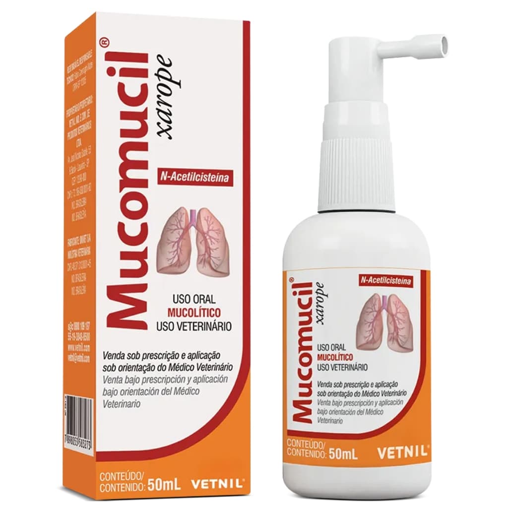 Mucomucil Xarope 50 Ml - Vetnil