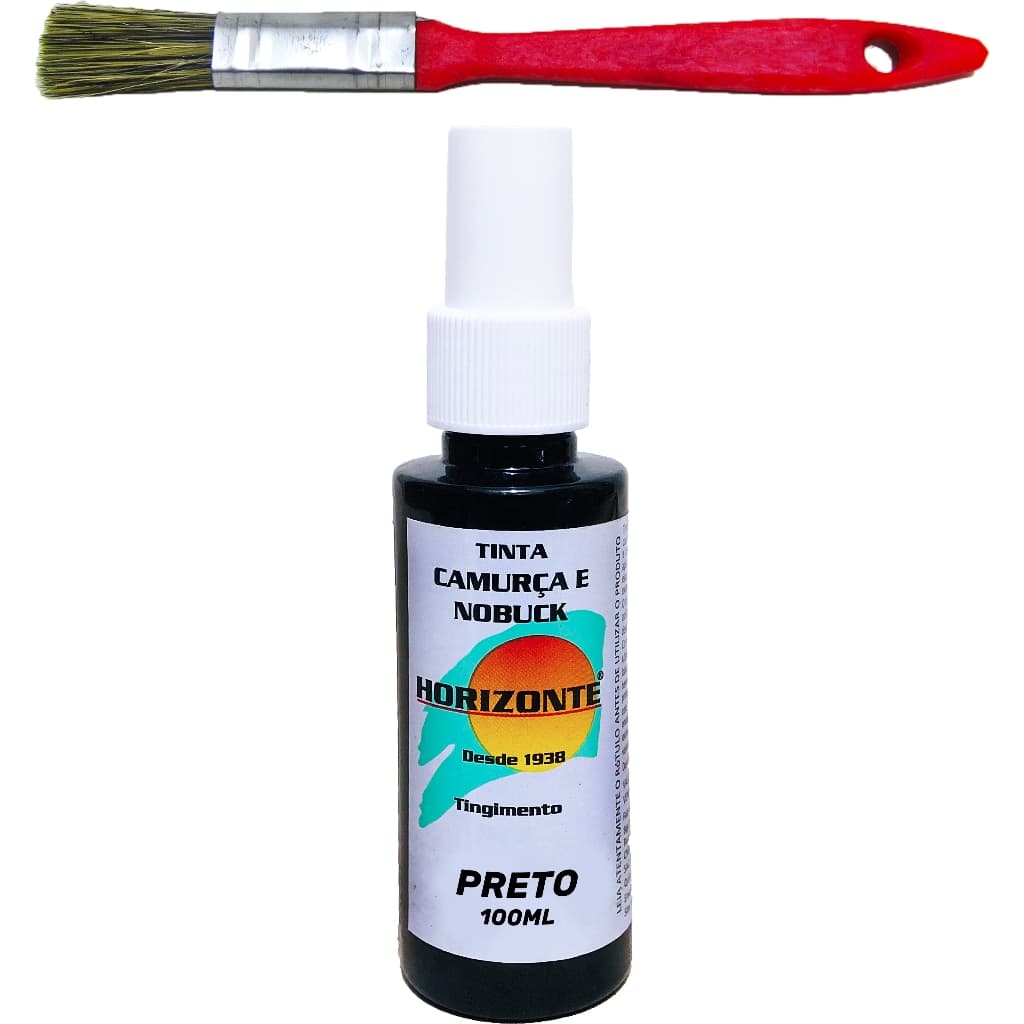 Tinta Para Couro Nobuck Camurça Tenis Bota Sapato 100ml