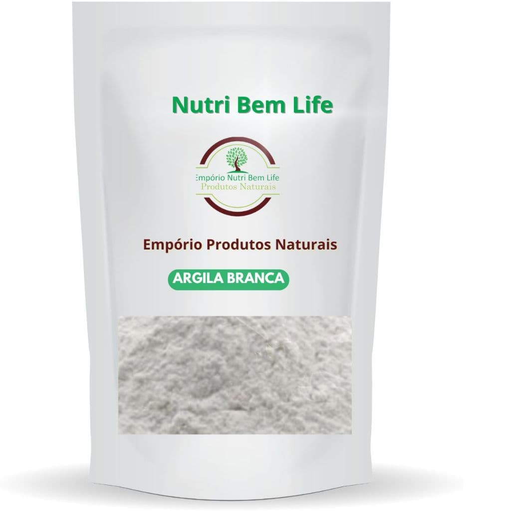 Argila Branca em pó 100% Pura