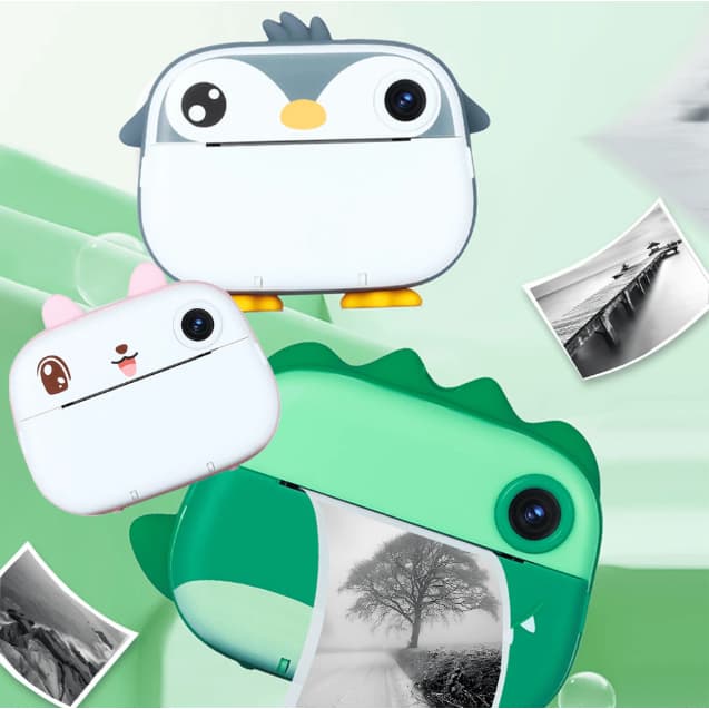 Câmera Digital Instantânea para Crianças com Papel de Impressão, Câmera de 40MP