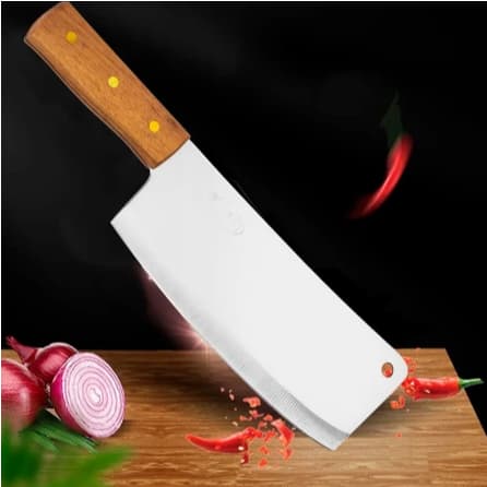 Cutelo Cozinha Faca Cortar Osso Açougueiro Machadinha Profissional Resistente