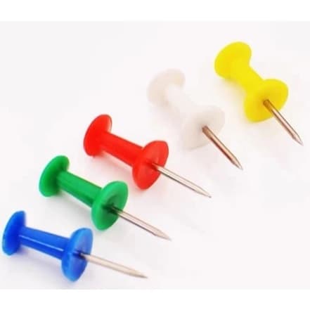 Kit 50 Tachinha Colorida P/ Quadro Cortiça Mural Feltro Foto