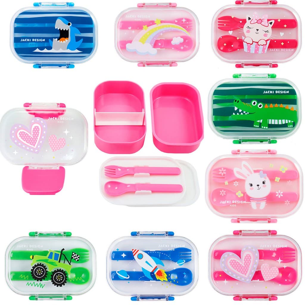 Marmita Infantil Pote Lancheira 2 Andares Divisórias Criança Menino Menina Escola Creche Potinho BPA