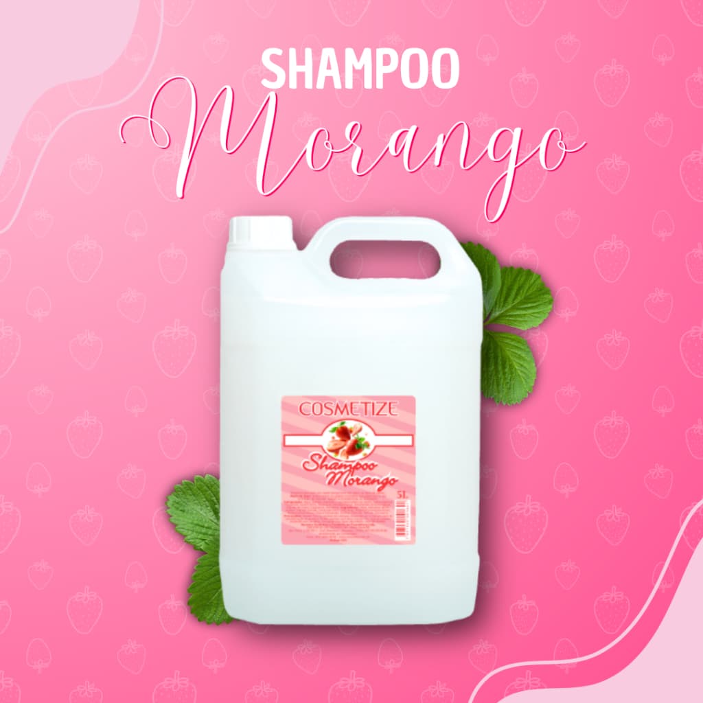 Shampoo Morango Profissional 5L Cosmetize