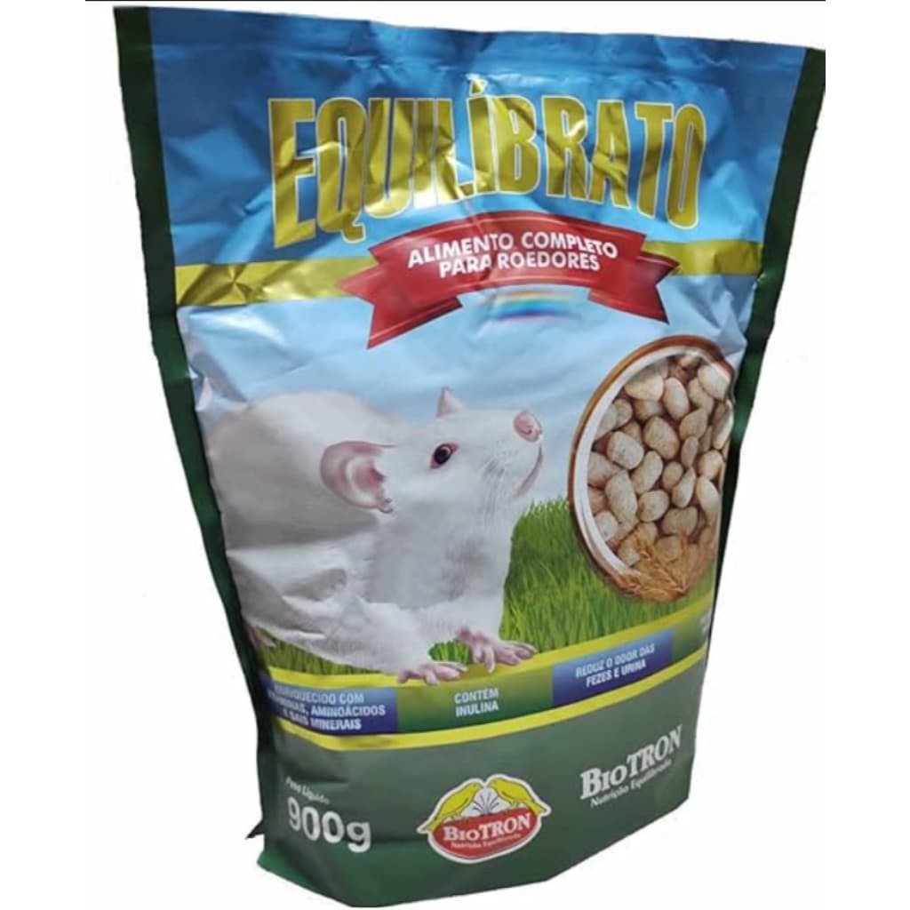 Equilibrato 900g Ração Para Roedores Rato Twister Biotron