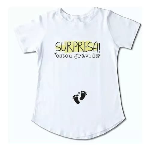 Camiseta Gestante Surpresa! Estou Grávida