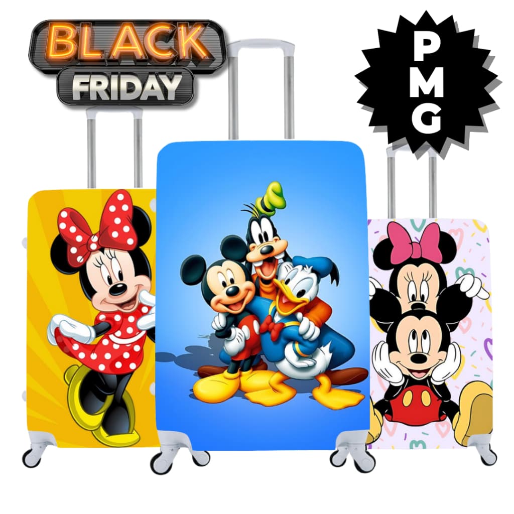 Capas de Mala para Viagem Protetora Estampas de Desenhos Animados