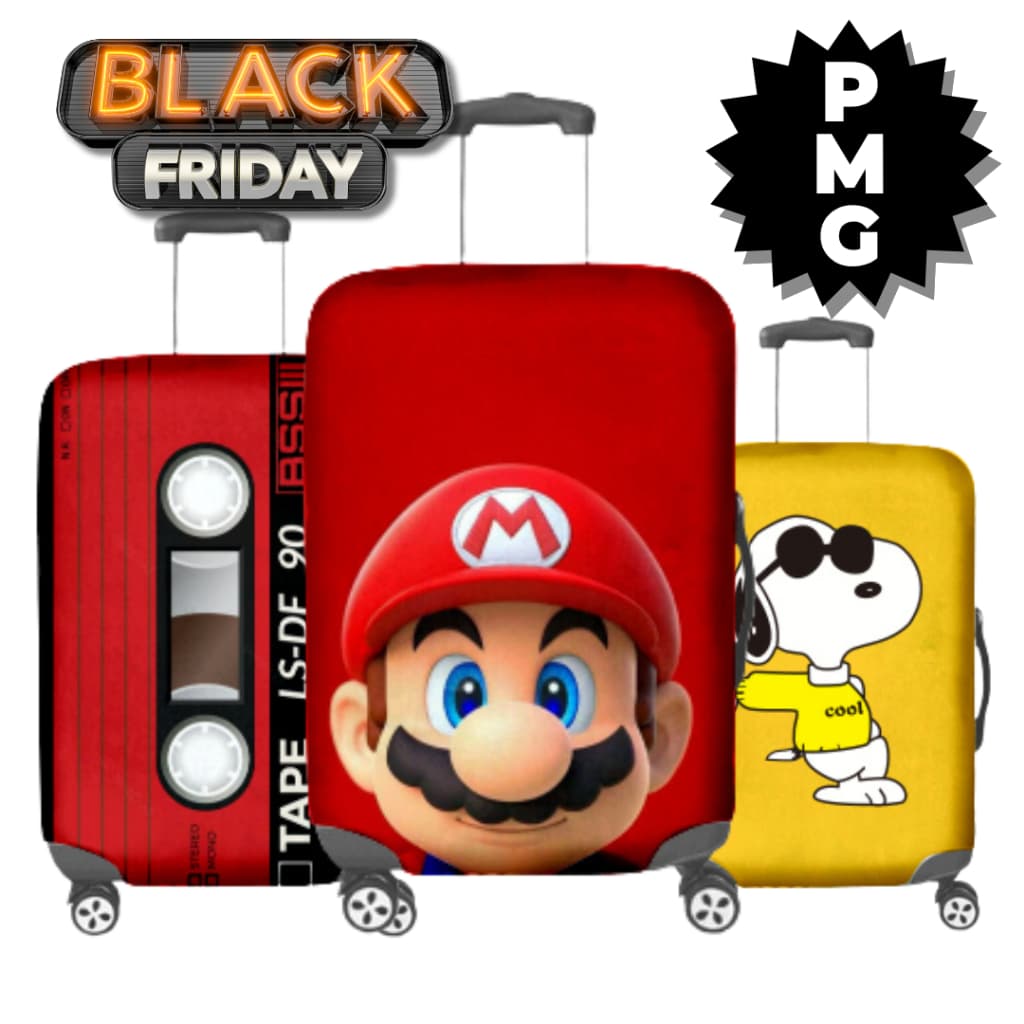 Capas de Mala para Viagem Protetora Diversas Estampas Personagens