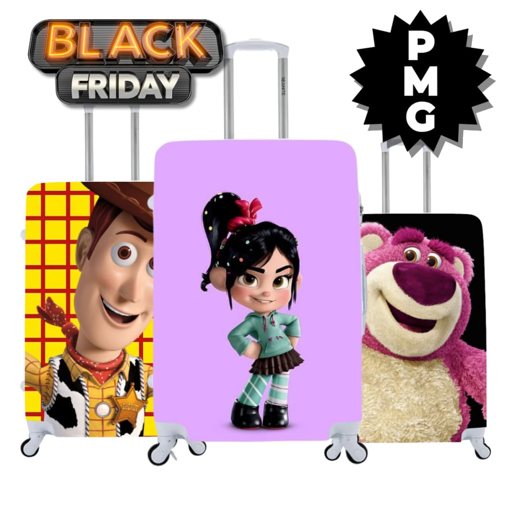 Capas de Mala para Viagem Protetora Estampas de Desenhos Animados