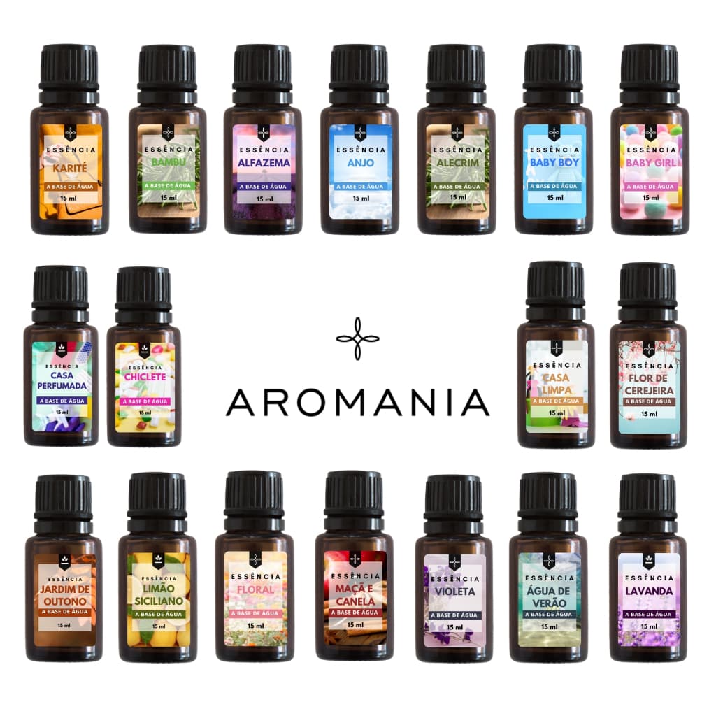 Essência Para Aromatizador Difusor Elétrico e Umidificador de Ambiente 15ml