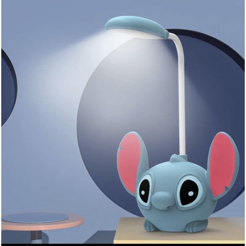 Luminárias de mesa Led e Apontador Stitch