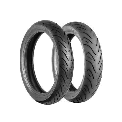 Par Pneu dianteiro e traseiro 110/70-17 + 140/70-17 S/C Technic Sport