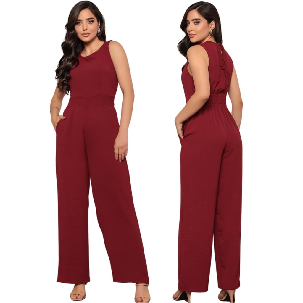 Macacão Feminino Longo Social Elegante Duna