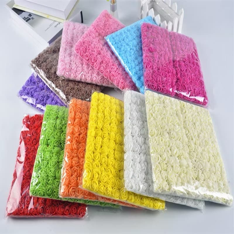 Mini Rosa vermelha Eva 12 raminhos 144 florzinha