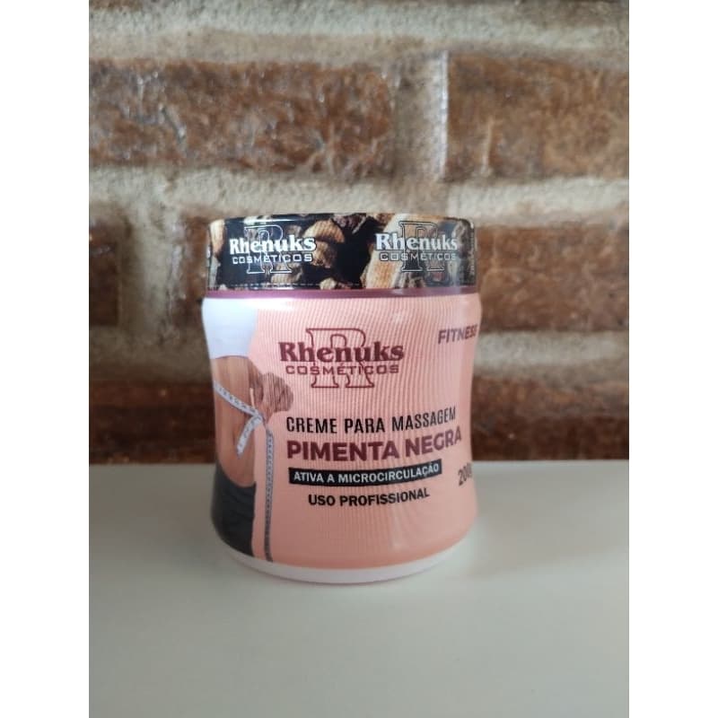 CREME PARA MASSAGEM PIMENTA NEGRA