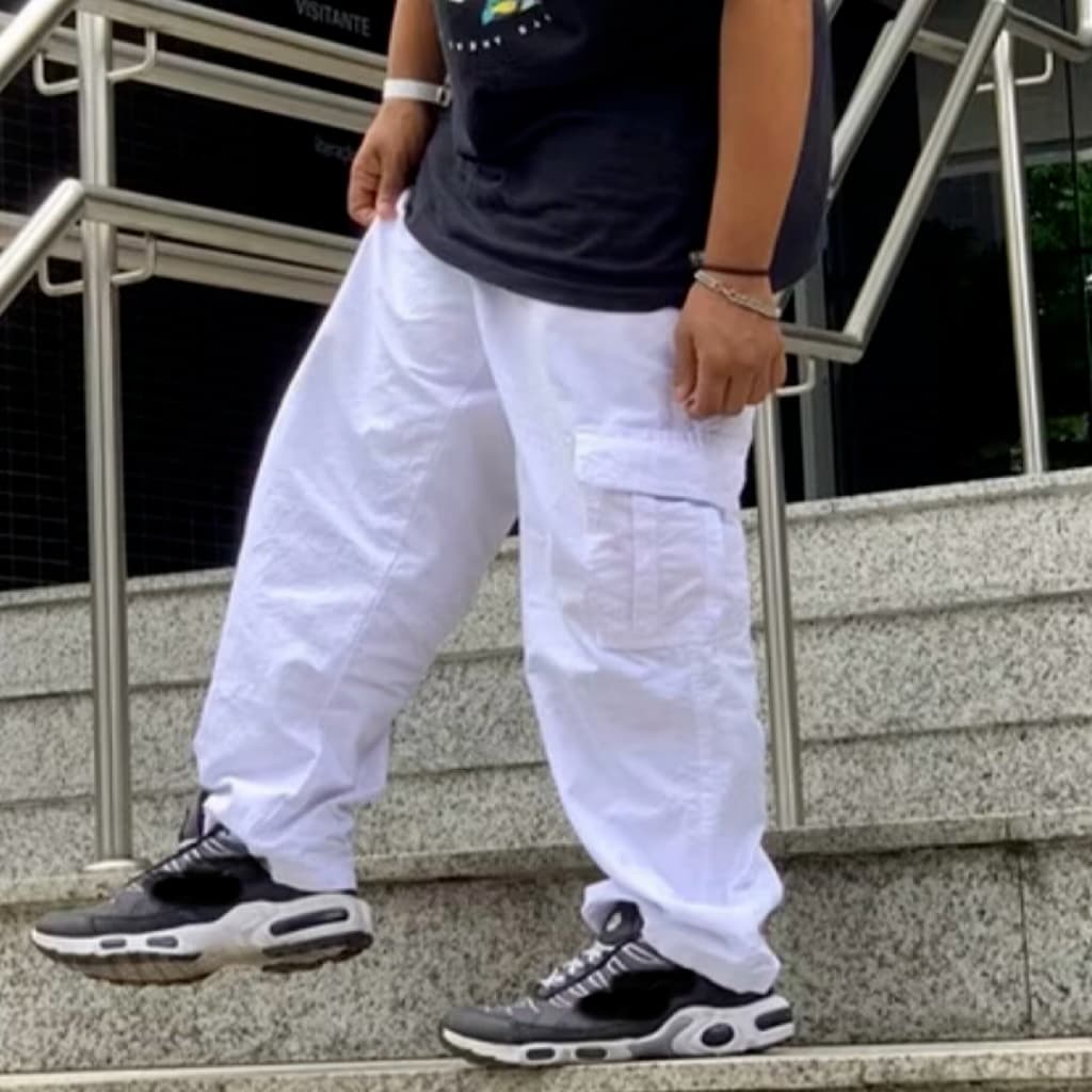 64,99 Calça Cargo Feminina Masculina Tecido Premium 100% Promocao