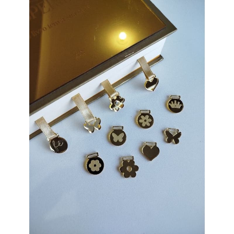 Passante Finalizador Marca Páginas 10 unidades Passante de Fita