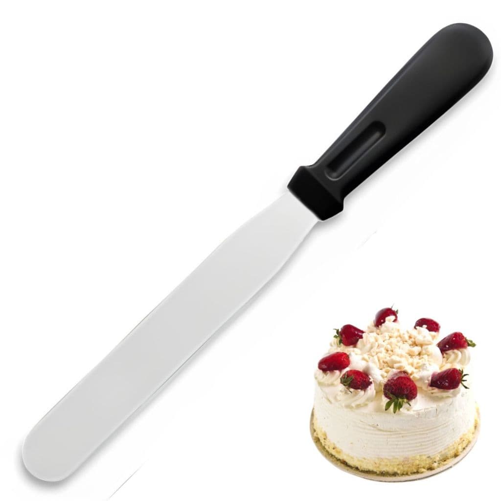 Espátula Reta Grande 32x3 cm Para Alisar E Decoração de Bolo