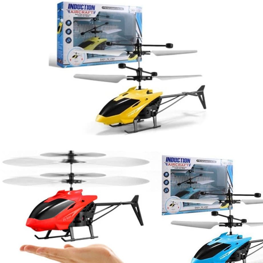 Helicoptero Sensor Voador a Mão Brinquedo Infantil