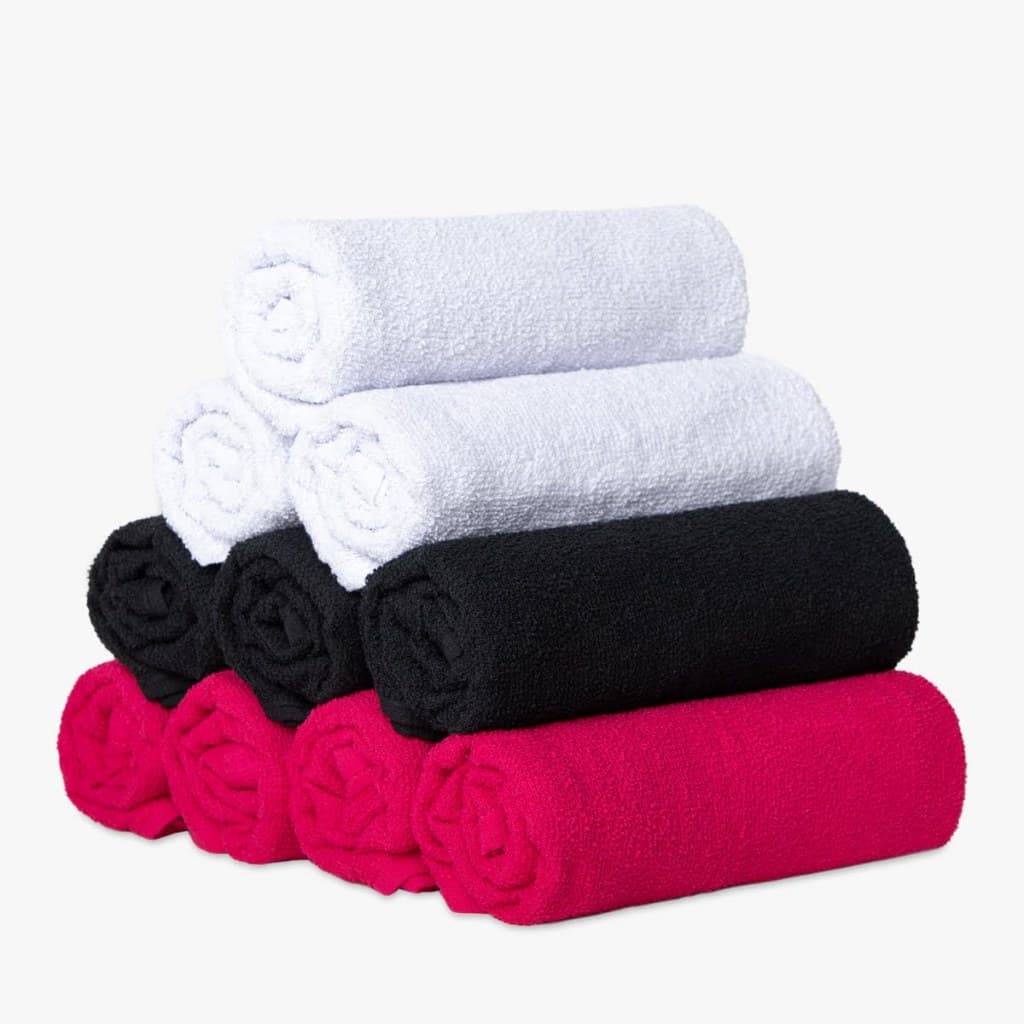 Kit 10 Toalhas Lavabo Manicure Pedicure - 100% algodão