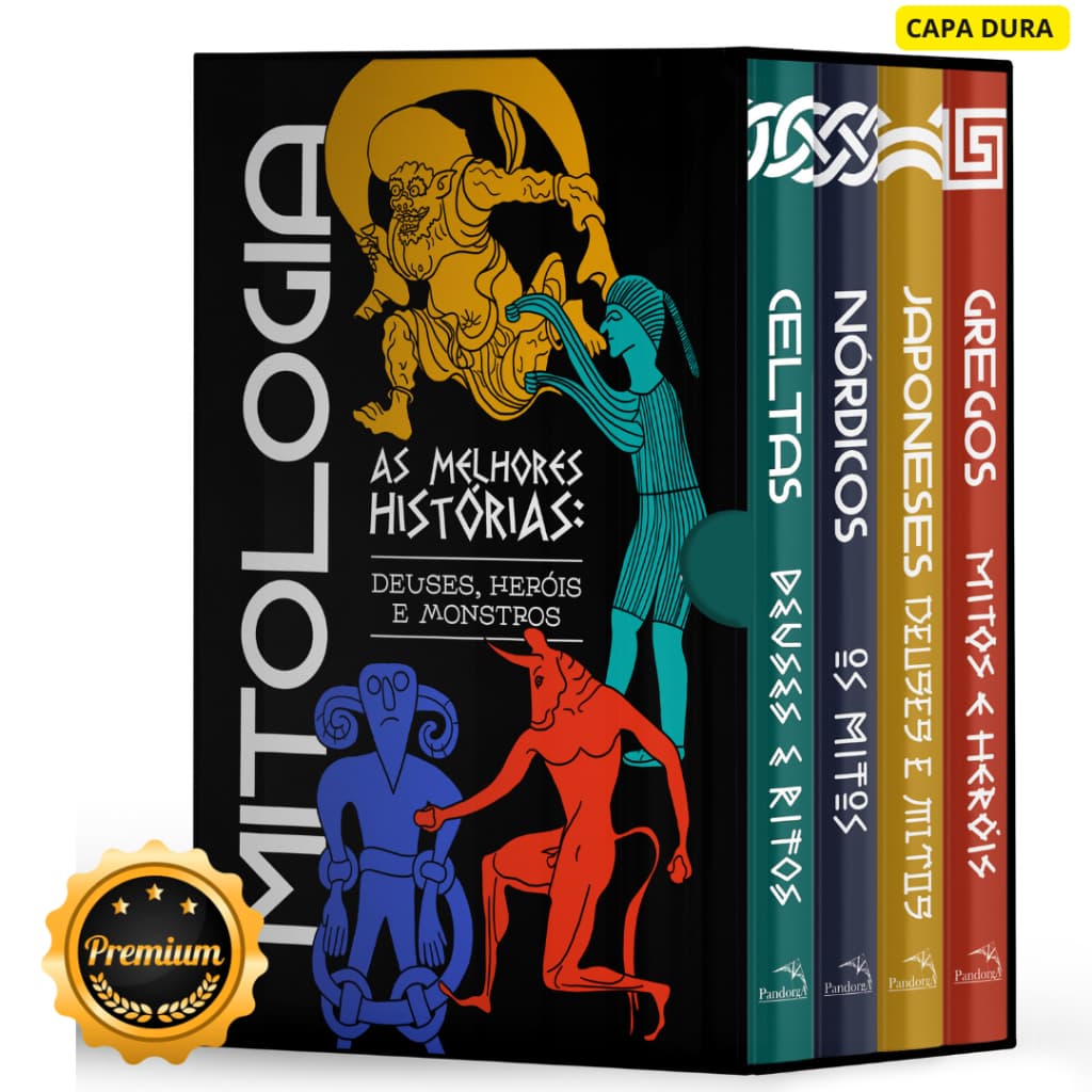 Kit Mitologia Completo | Celtas, Gregos, Japoneses e Nórdicos | Deuses, Mitos e Ritos – Edição Capa Dura Original