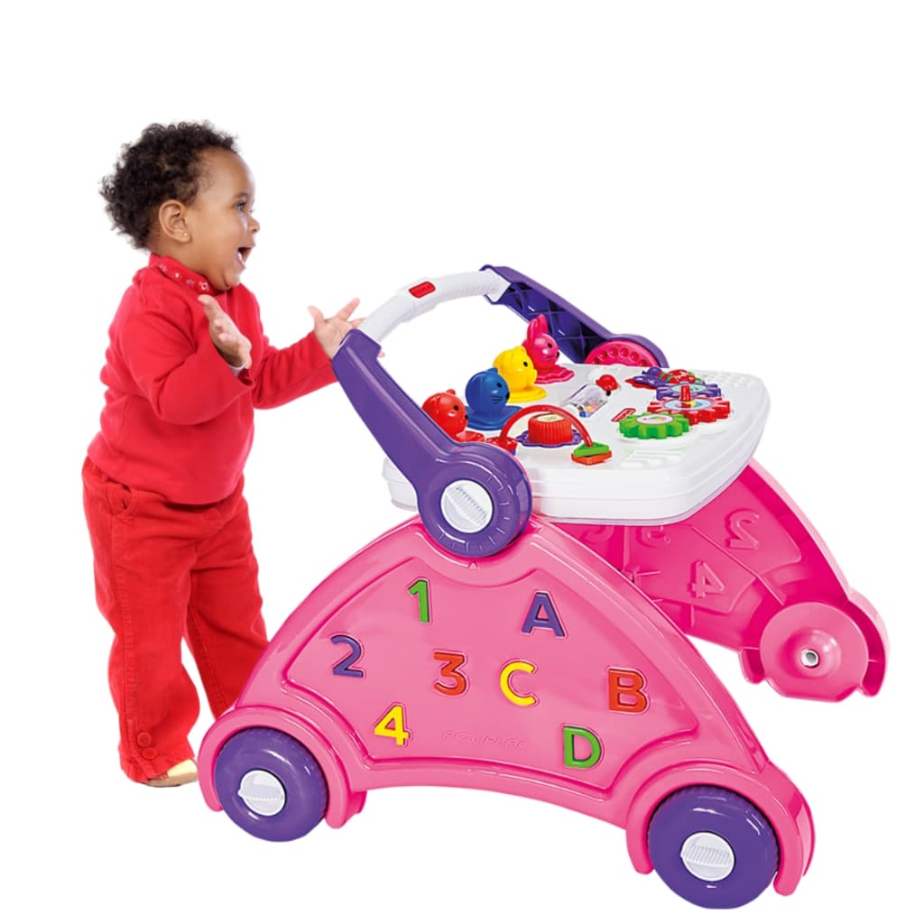 Andador Didático Atividades Com Som Animais Brinquedos 4 em 1 Alfabeto Abc