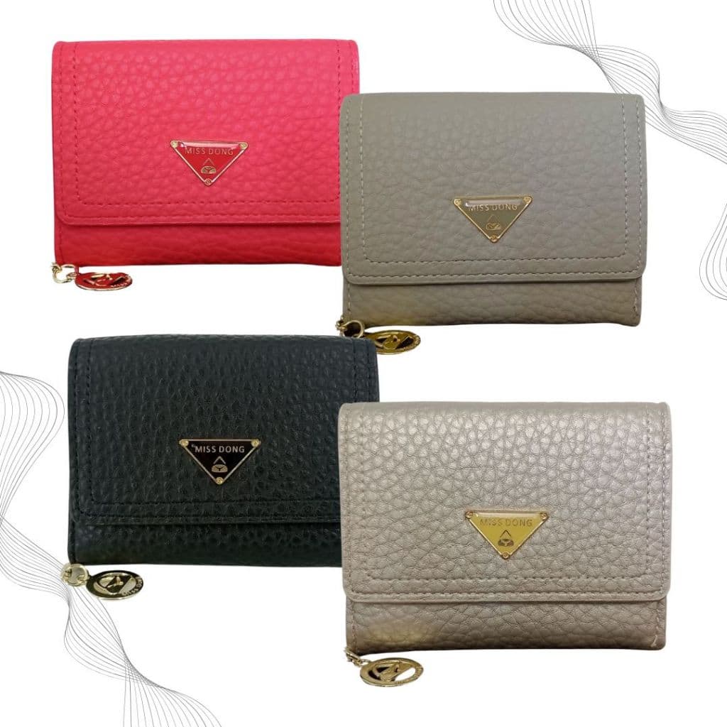 Carteira Feninina Média de Mão Porta Cartão Com Zíper Luxo Chique