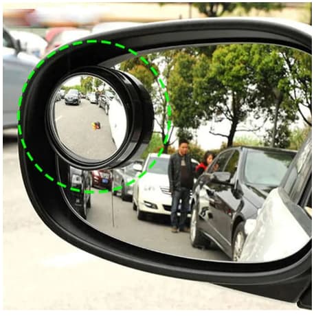 2 Espelho Convexo Auxiliar Universal Olho De Boi Ponto Cego