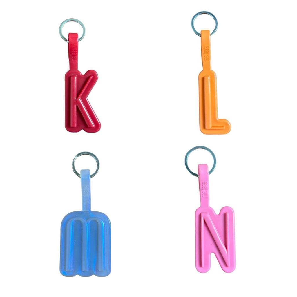 Chaveiro Melissa Alfabeto Keyring Alfabeto K - N