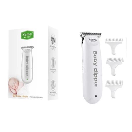 Mini Maquina Cortar Cabelo Bebe Crianca Portatil Kemei 1319