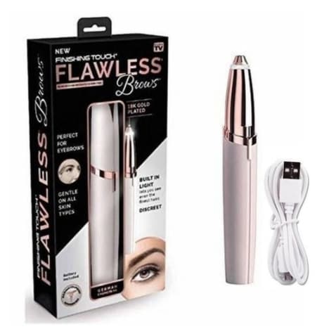 Depilador Sobrancelha Elétrico Flawless Recarregável