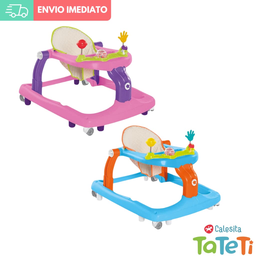 Andador Bebê Infantil Calesita Tateti Painel Didático Baby Movie