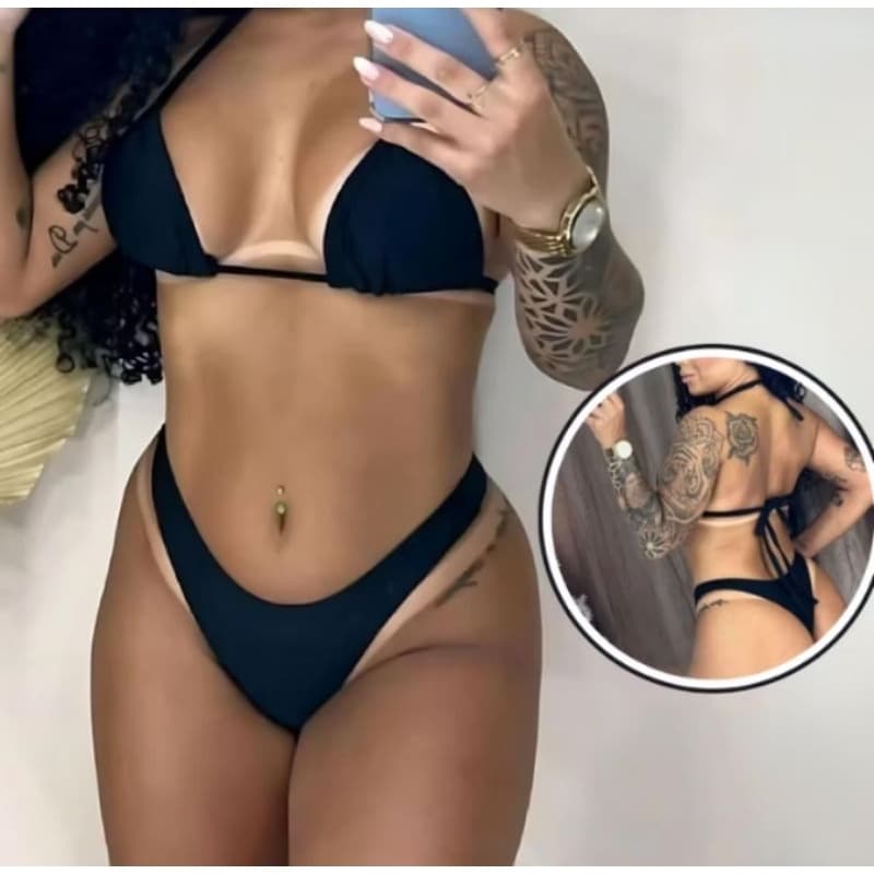 Conjunto Biquíni Asa Delta Sem Bojo Varias Cores Promoção