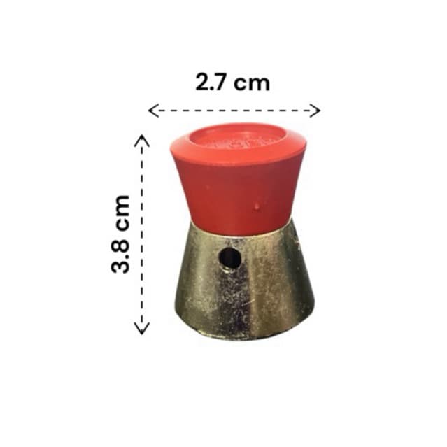 Peso globo cromado pino para panela pressão globo e outras