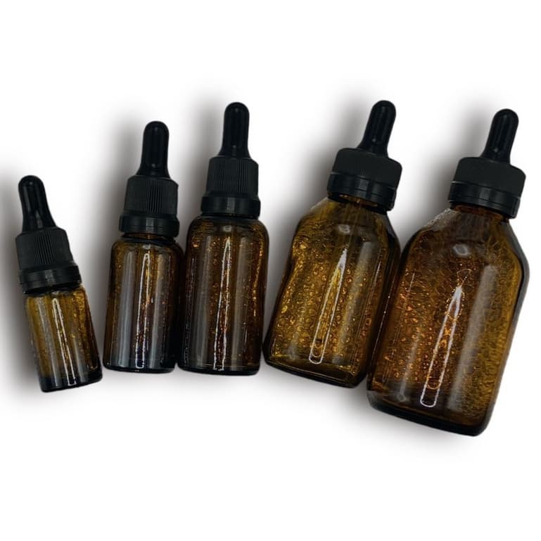 Frasco De Vidro Âmbar Conta Gotas gotejador 10 unidades para homeopatia, florais e etc..