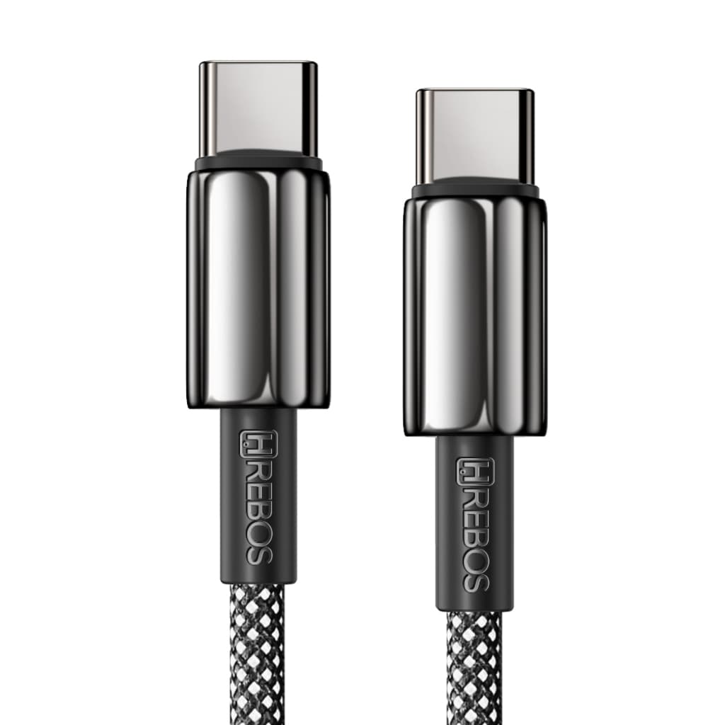 Cabo Usbc 2 Metros 100w Compatível Macbook Notebook Celular Reforçado