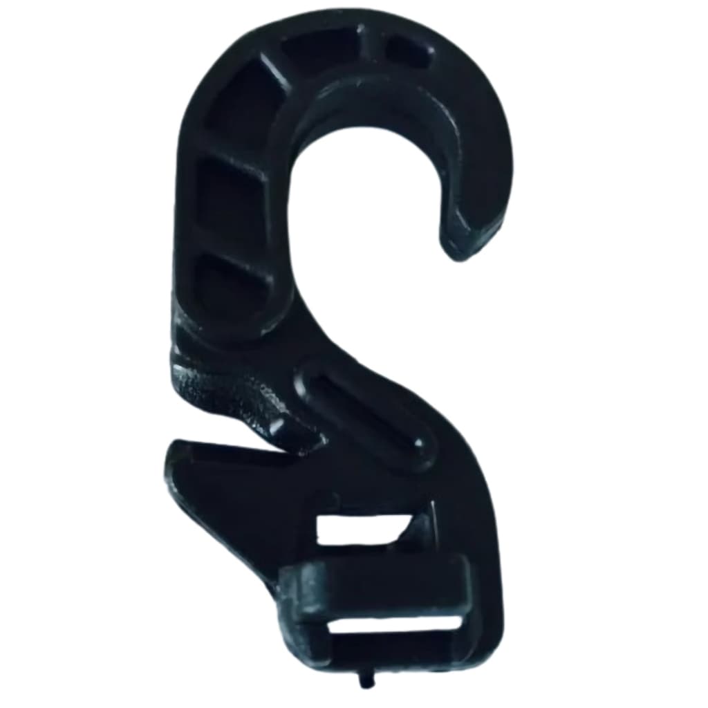 50 Gancho Plástico Regulável para cordas e extensores elásticos