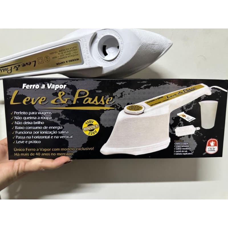 Ferro a Vapor - Leve & Passe