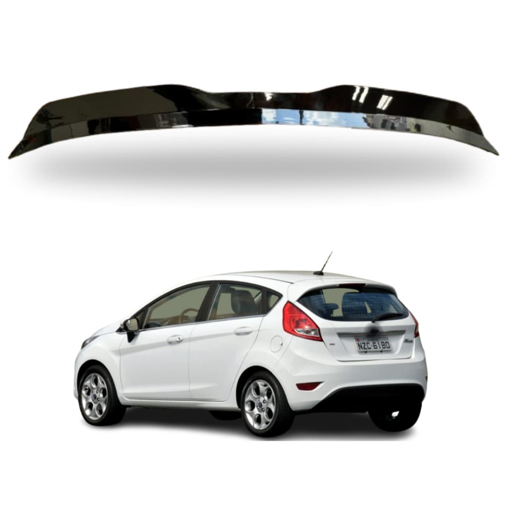 Aerofólio asa spoiler Universal Black Piano Ford focus ka New fiesta