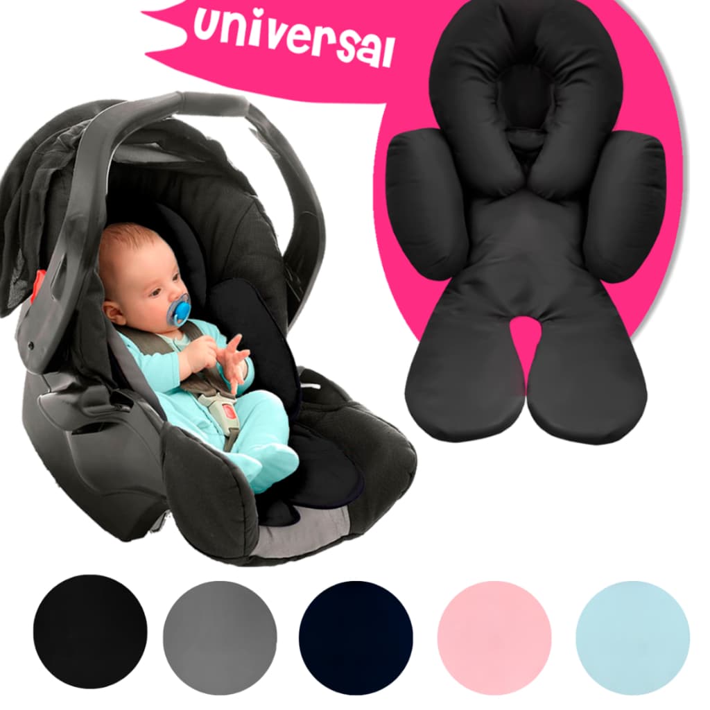 Apoio ergonomico Redutor para Bebê Conforto universal lavável enchimento antialergico