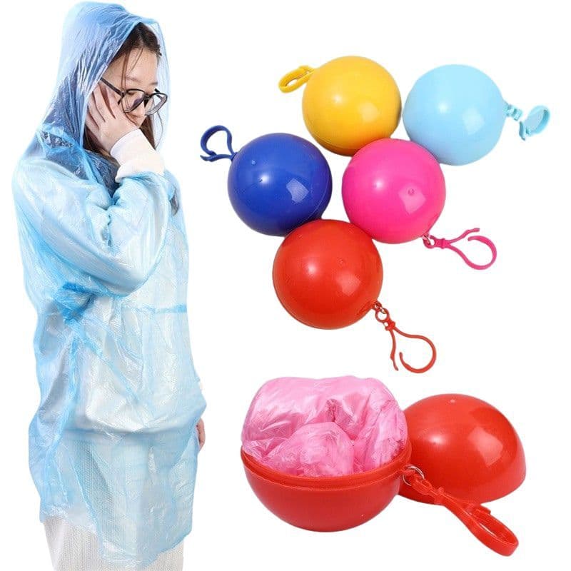 10 Capa De Chuva Com Case De Bolinha E Alça De Transporte