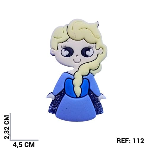 10 Aplique Emborrachado OLAF, ANNA, ELSA, FLOCO DE NEVE Frozen para Laços, Tiaras, Sapatos e Artesanatos