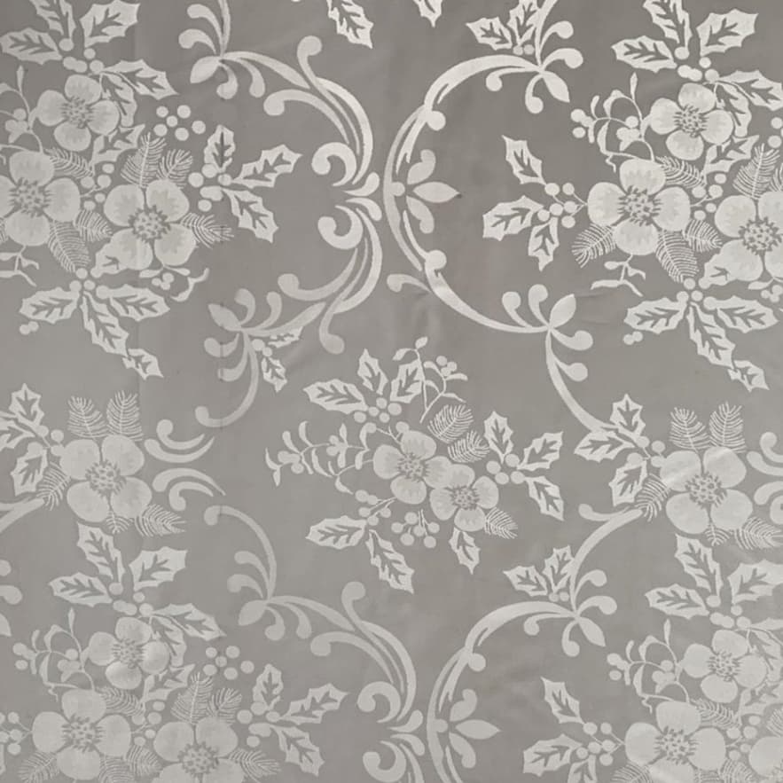 Tecido Cetim Jacquard (3m x 1,5m de larg) de poliéster ideal para toalha de mesa, cortina decoração